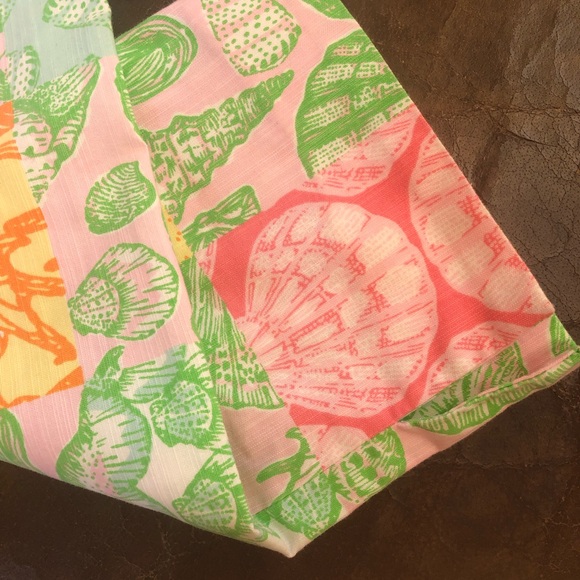 Lilly Pulitzer Vintage Patchwork Resort Fit Cropped Capri Pants 2 *Rare* - Picture 3 of 9